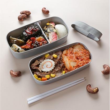 2layer Japanese Lunch Box For Kids Portable..