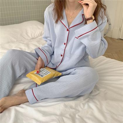 Home Suit Cotton Pajamas For Women Loungewear..