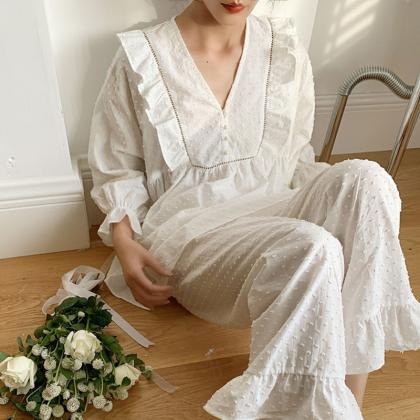Women's Lolita Dots Pajama Sets
