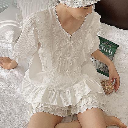 Women's Lolita Princess Lace Pajama..