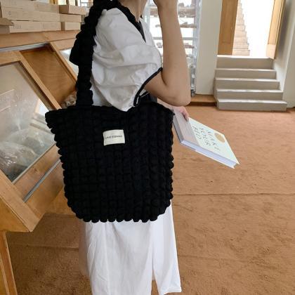 Fashion Cloud Bubble Flower Shoulder Bag