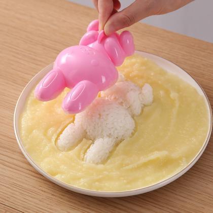 Easter Cute Rabbit Sushi Mold Diy Sandwich Rice..