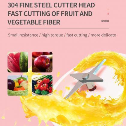 Electric Juicer Mixer Fruit 6 Cutter Usb..