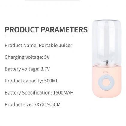 Electric Juicer Mixer Fruit 6 Cutter Usb..