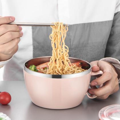 Stainless Steel Instant Noodle Bowl Portable As..