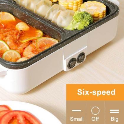 Electric Pot Cooker Bbq Grill 2 In 1..