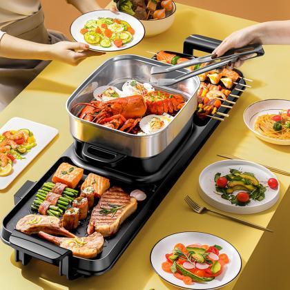 2in 1multi-function Electric Grill Frying Pan,..