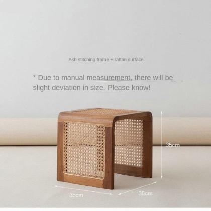 Rattan Table Small Square Tables Solid Wood Coffee..