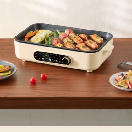Barbecue Plate Electric Baking Pan Meat Roasting..