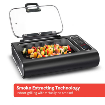 Indoor Smokeless Grill With Guided Cooking
