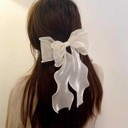 Fairy Clips Yarn Bow Hair Clip For Women Girls..