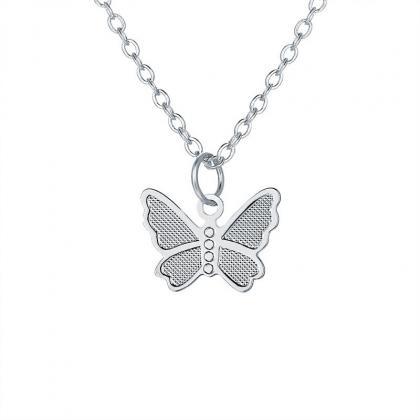 Version Fairy Butterfly Pendant Necklace For Women..