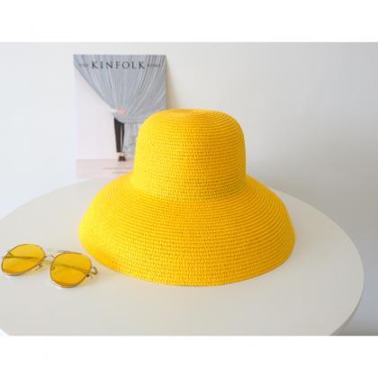 Retro, Fashion Straw Hat, Sun Visor, Sun..