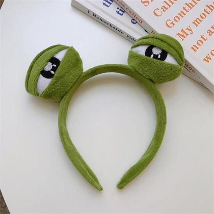 Frog Eye Mask Headband Sleep Shading Eye..