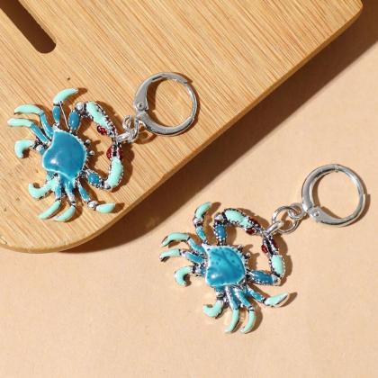 Lovely Crab Shape Drop Earrings For Women Girls..