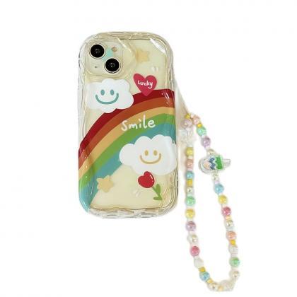 Cute Cartoon Rainbow Cloud Bracelet Case For..