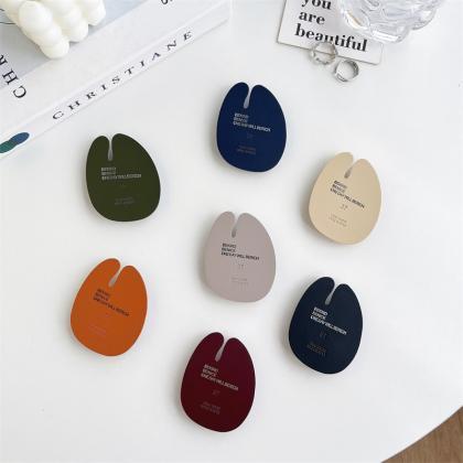 Stylish Letter Soft Leather Phone Stand Back..