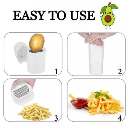 1pcs French Fry Cutter Natural Cut Rapid Slicer..