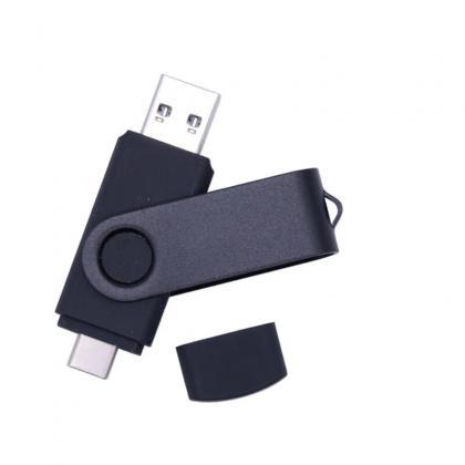 Type C Two In One Usb Flash Drive Black 64g..