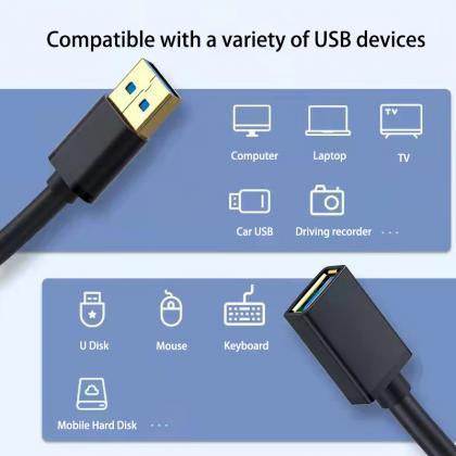 Usb3.0 Extension Cable For Smart Tv Ps4 Xbox One..