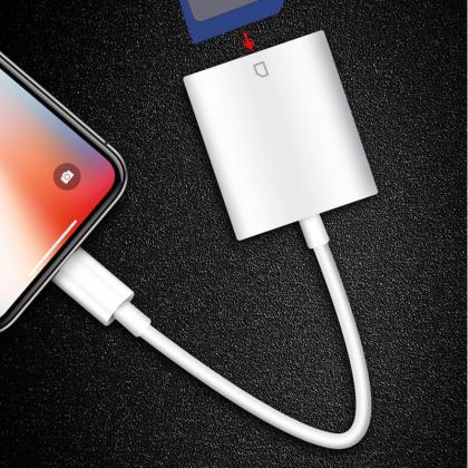 Iphone Multi Card Reader For Lightning For Sd Tf..