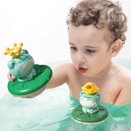 Bath Toys Electric Spray Water Floating Rotation..