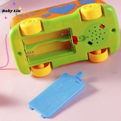 1pcs Baby Toys Music Cartoon Bus Phone Educational..