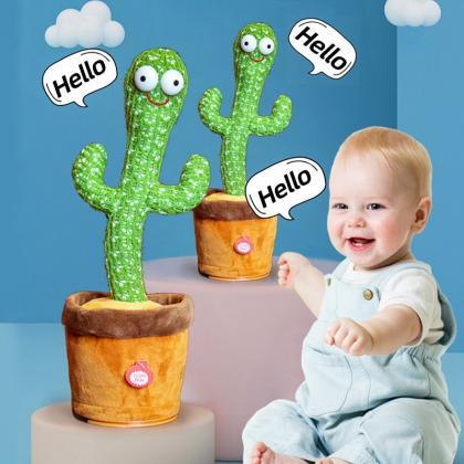 Dancing Cactus Repeat Talking Toy Song Speaker..