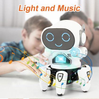 Kids Dance Robots Music Led 6 Claws Octopus Robot..