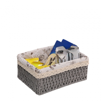 Handwoven Storage Box Rattan Storage Baskets With..