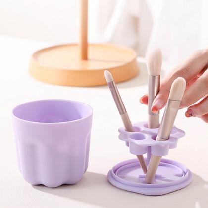 Makeup Brush Cleaner Bucket With Drying Shelf..