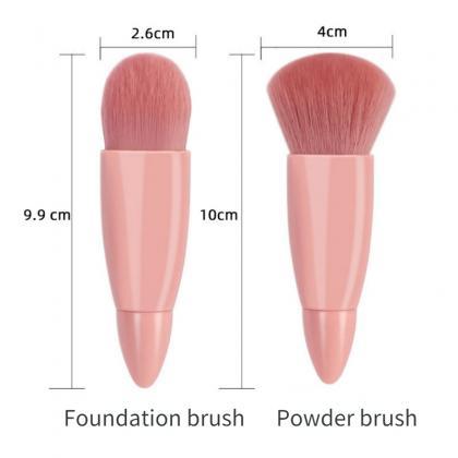 Mini Cute Makeup Brush Set With Box Foundation..