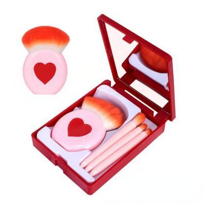 Mini Cute Makeup Brush Set With Box Foundation..