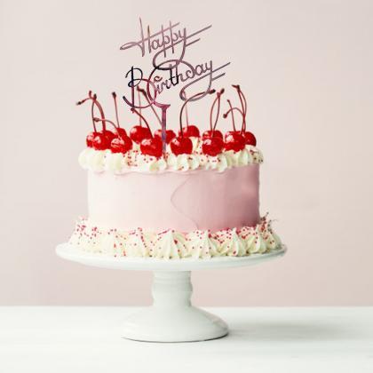 Happy Birthday Cake Topper Baking Cake Insert..