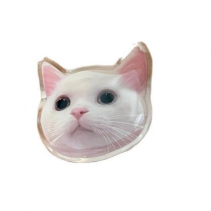 Cute 3d Funny Cat Phone Stand Griptok Support For..