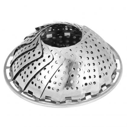 Folding Dish Steam Stainless Steel Food Basket..