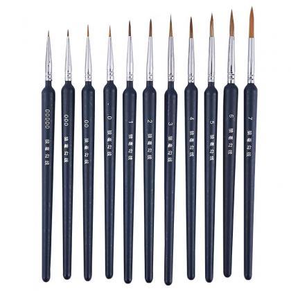 11pcs/set Hook Line Pen For Watercolor Oil..