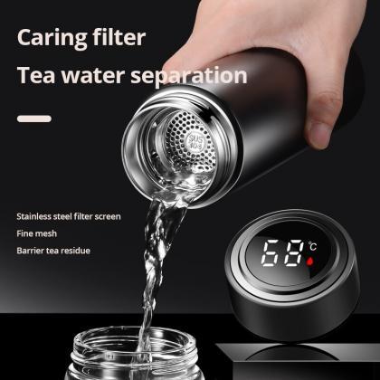 500ml Smart Insulation Cup Mini Thermos Cup Water..