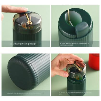Pop-up Automatic Toothpick Dispenser Portable..