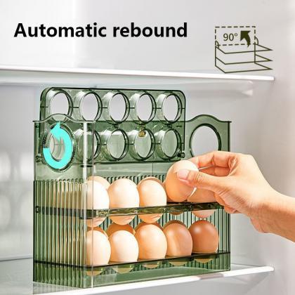 Egg Storage Box Refrigerator Organizer Food..