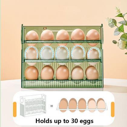 Egg Storage Box Refrigerator Organizer Food..