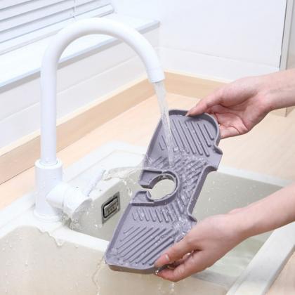 Kitchen Faucet Absorbent Mat Sink Splash Guard..