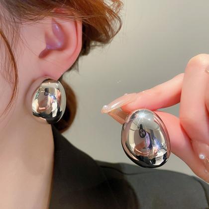 Fashion Geometrice Round Chunky Drop Earrings For..