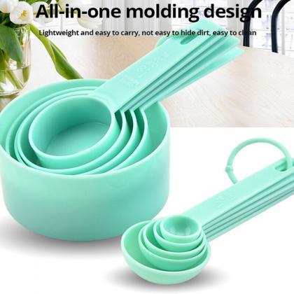 5 Piece Measuring Spoon And Measuring Cup Baking..