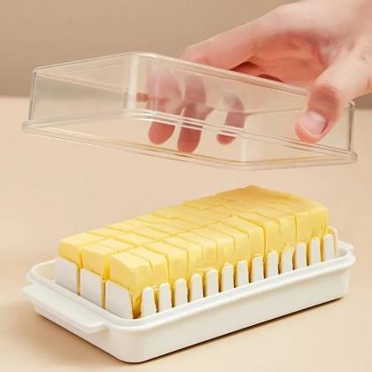 Covered Butter Cutting Storage Box Refrigerator..