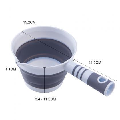 Foldable Water Scoop Long Handle Thickening..