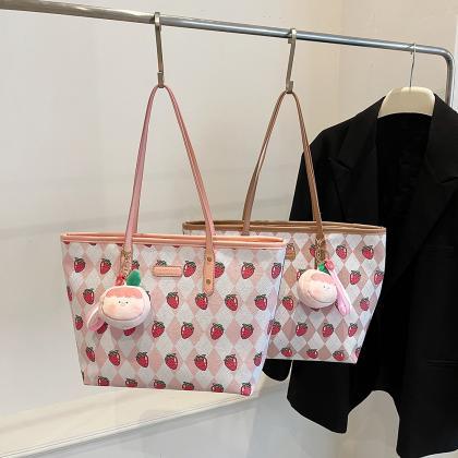Strawberry Designer Shoulder Bags Girl Cute Fruit..