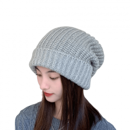 Big Head Circumference Wool Hat Unisex Winter..