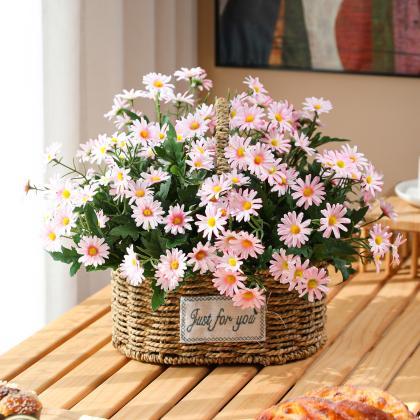 9 Heads Korean Style Artificial Daisies Pastoral..