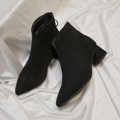 Women's Ankle Boots Trend Chunky..